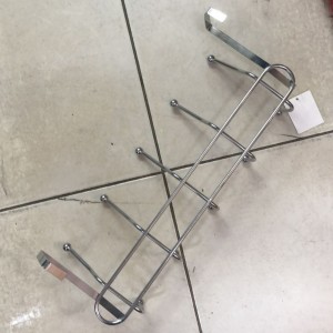 علاقة ملابس فوق الباب ستانلس 5 عين